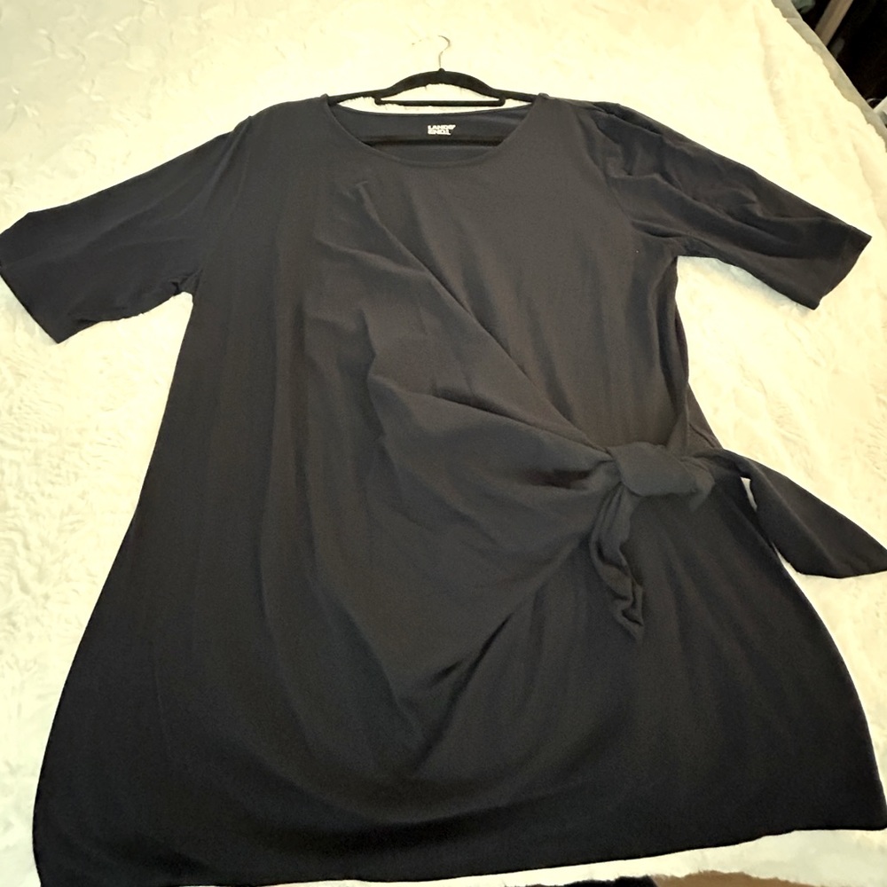 Lands' End Women's Blue Tunic Top XL